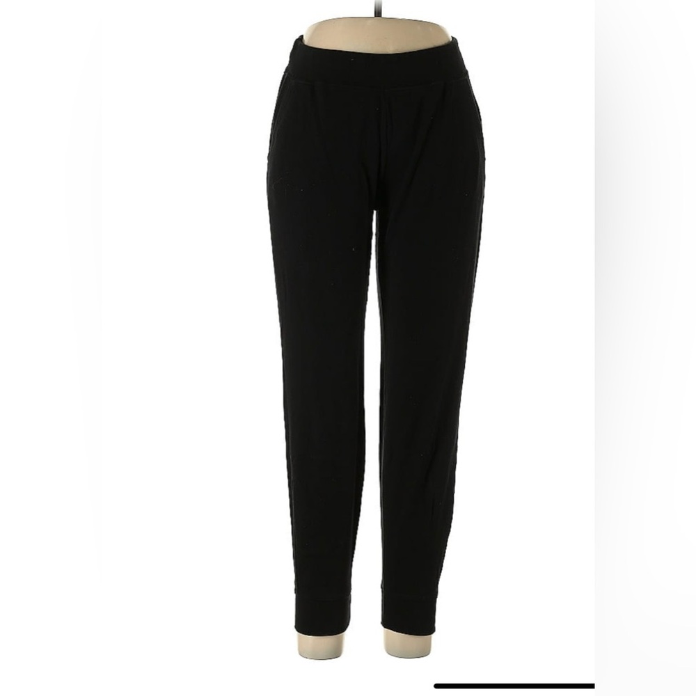 PACT Black Airplane Flat front Jogger 100% Organic Cotton with Pockets Size XL - Picture 2 of 8
